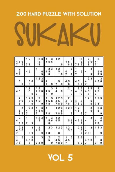 200 rompecabezas difíciles con solución Sukaku Vol 5: variación desafiante del Sudoku, folleto de rompecabezas, 2 rompecabezas por página