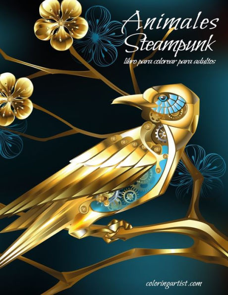 Animales Steampunk libro para colorear para adultos (Spanish Edition)