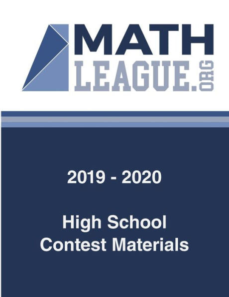 2019-2020 High School Contest Materials