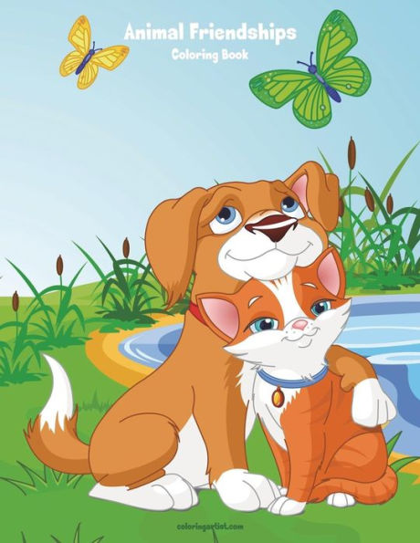 Animal Friendships Coloring Book 1