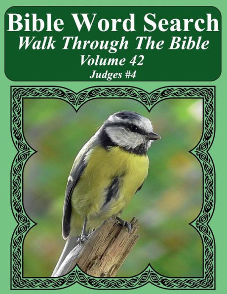Búsqueda de palabras bíblicas Caminata por la Biblia Volumen 42: Jueces #4 Letra extra grande (Rompecabezas de búsqueda de palabras bíblicas para adultos Impresión gigante Edición para amantes de las aves)