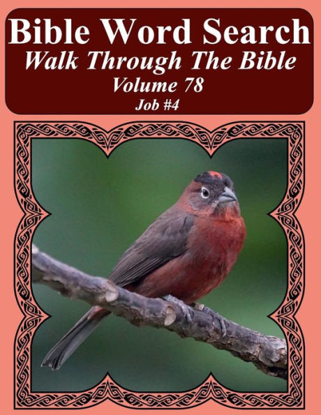 Búsqueda de palabras bíblicas Caminata por la Biblia Volumen 78: Trabajo n.° 4 Letra extra grande (Rompecabezas de búsqueda de palabras bíblicas para adultos Impresión gigante Edición para amantes de las aves)