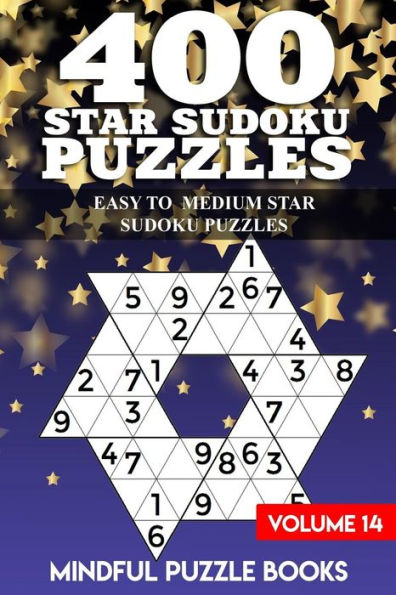 Sudokus de 400 estrellas: Sudokus de estrellas fáciles a medianos