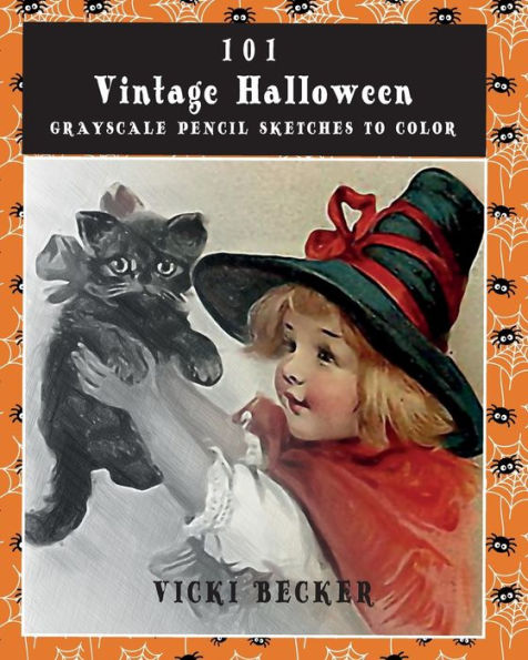 101 bocetos a lápiz vintage en escala de grises de Halloween para colorear: un libro para colorear para adultos con bocetos a lápiz en escala de grises (Libros para colorear para adultos con bocetos a lápiz en escala de grises)