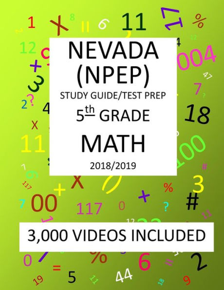 5th Grade NEVADA NPEP, 2019 MATH, Test Prep: