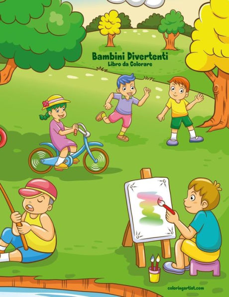 Bambini Divertenti Libro da Colorare 1 (Italian Edition)