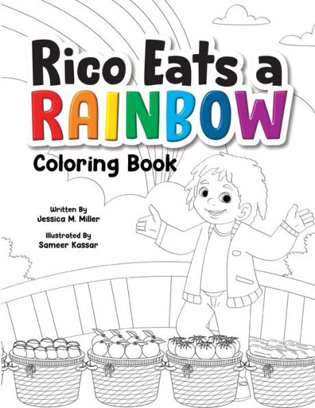 Rico Eats A Rainbow Coloring Book