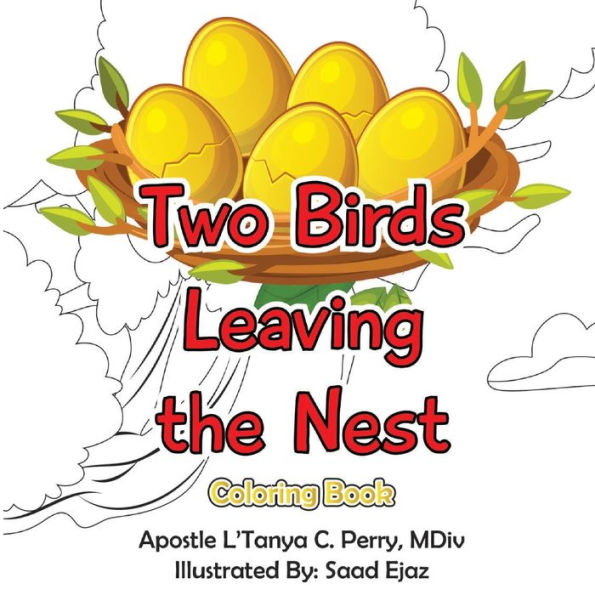 Two Birds Leaving The Nest Coloring Book