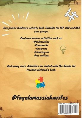 Rebels For Freedom Children'S Activity Book
