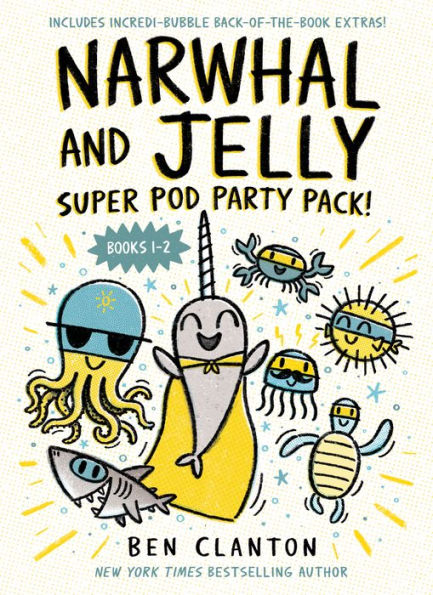 Narwhal And Jelly: Super Pod Party Pack! (Paperback Books 1 & 2) (A Narwhal And Jelly Book)