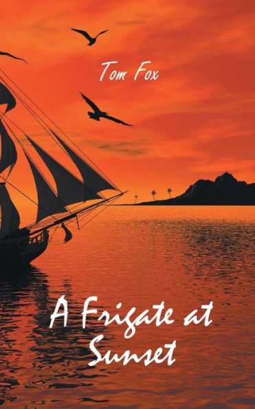 A Frigate at Sunset