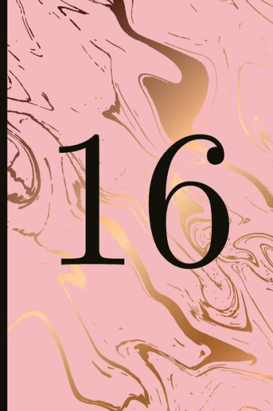 16: A Beautiful 16th Birthday Gift And Keepsake To Write Down Special Moments