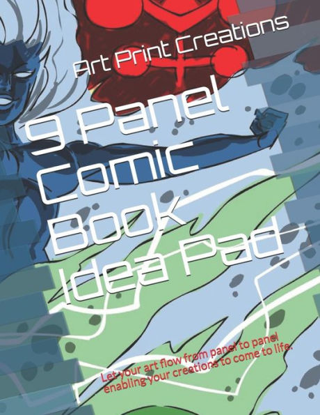 Bloc de ideas de cómics de 9 paneles: deje que su arte fluya de un panel a otro permitiendo que sus creaciones cobren vida.