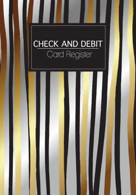 Check and Debit Card Register: Budget Expense Personal Money Management finance Tracking Balance Account
