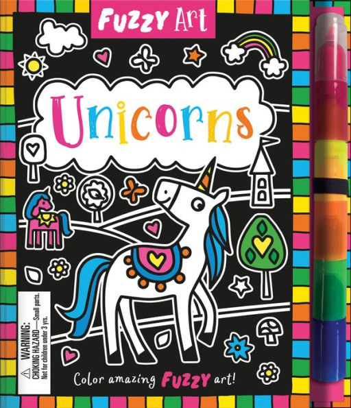 Fuzzy Art Unicorns - 9781801055338