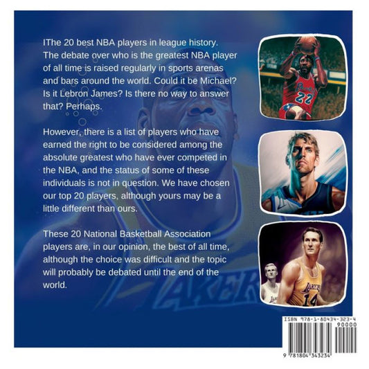 Nba Top Players: Statistics, Facts And Artistic Illustrations In Color