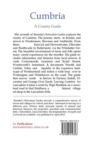Cumbria: A County Guide, Including The Lancashire Fells (Barnaby's Relocation Guides) - 9781908419323