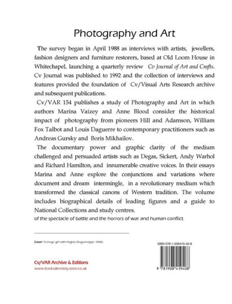 Fotografía y arte: documentos y sueños (Cv/Investigación en artes visuales)