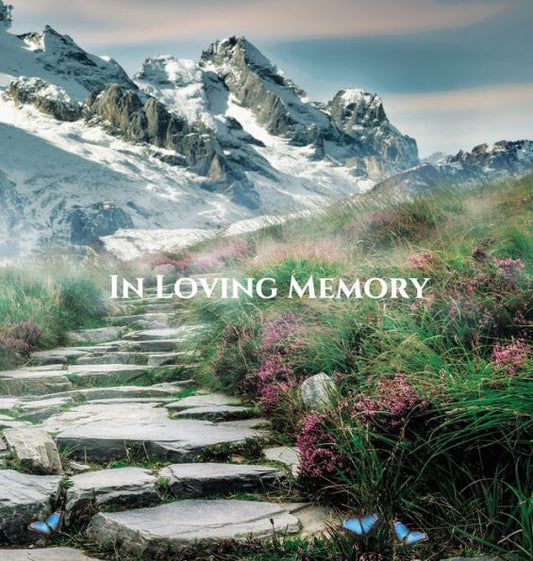 Funeral Guest Book, In Loving Memory, Memorial Service Guest Book, Condolence Book, Remembrance Book for Funerals or Wake: HARDCOVER. A lasting keepsake for the family.