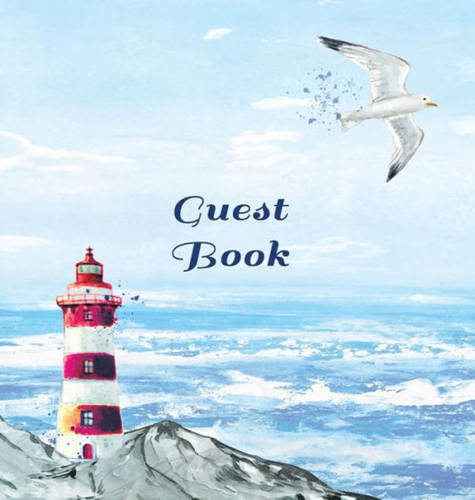 GUEST BOOK FOR VACATION HOME, Visitors Book, Beach House Guest Book, Seaside Retreat Guest Book, Visitor Comments Book.: HARDCOVER: Suitable for Beach ... Home, Boats, Airbnb, Airbnb, Guest House