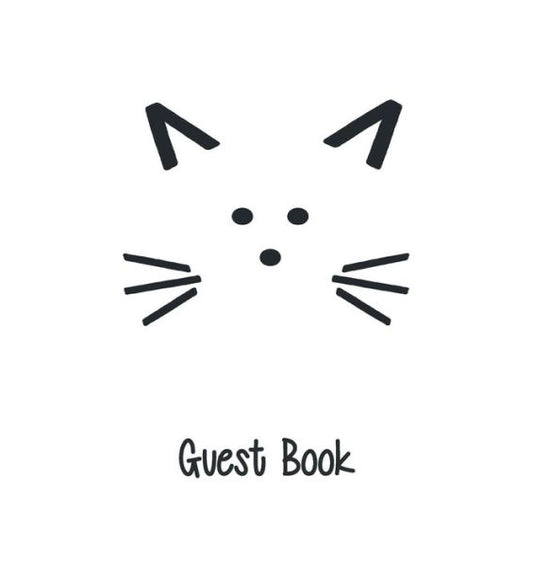 Cat Guest Book, Guests Comments, B&B, Visitors Book, Vacation Home Guest Book, Beach House Guest Book, Comments Book, Visitor Book, Holiday Home, Retreat Centres, Family Holiday Guest Book (Hardback)