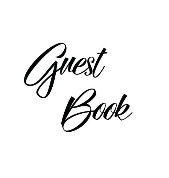 Black and White Guest Book, Weddings, Anniversary, Party's, Special Occasions, Memories, Christening, Baptism, Visitors Book, Guests Comments, ... Wake, Funeral and Visitor Book (Hardback)