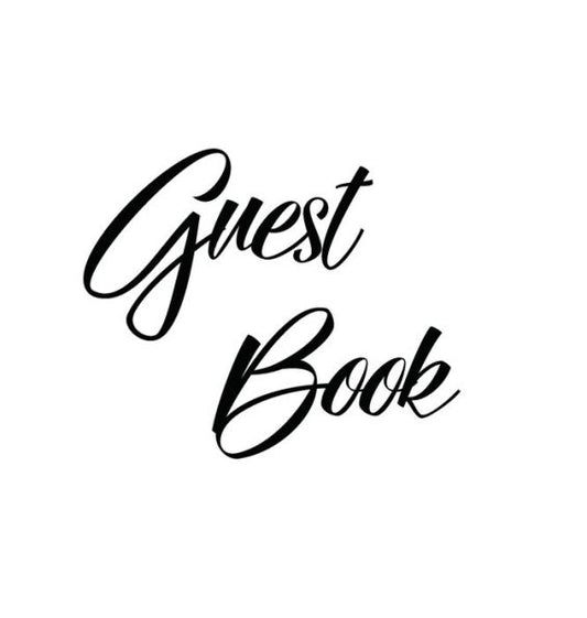Black and White Guest Book, Weddings, Anniversary, Party's, Special Occasions, Memories, Christening, Baptism, Visitors Book, Guests Comments, ... Wake, Funeral and Visitor Book (Hardback)