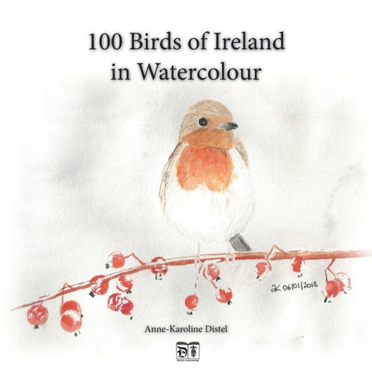 100 pájaros de Irlanda en acuarela