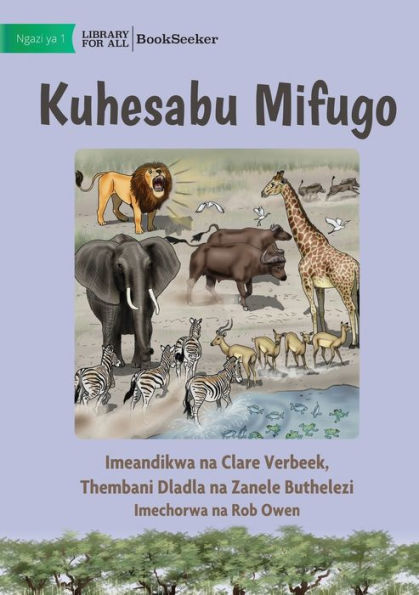 Counting Animals - Kuhesabu Mifugo (Swahili Edition)