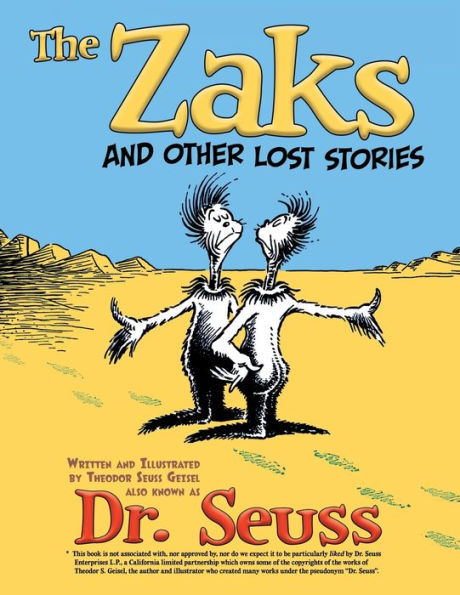The Zaks And Other Lost Stories - 9781939888969