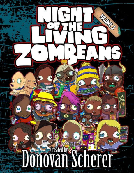 Night Of The Living Zombeans: Volume Two: A Coloring Book Of Zombie Beans