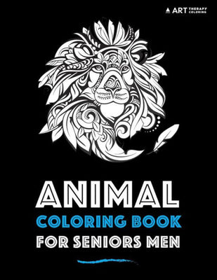 Animal Coloring Book For Seniors Men