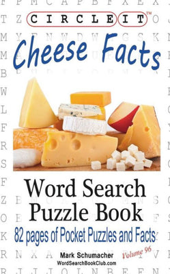 Circle It, Cheese Facts, Word Search, Puzzle Book