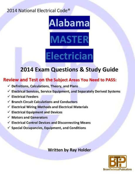 Alabama 2014 Master Electrician Study Guide