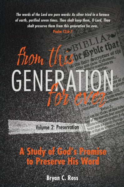 From This Generation For Ever: Volume 2: Preservation - 9781945774980