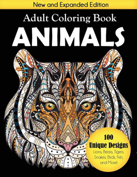 Animals Adult Coloring Book