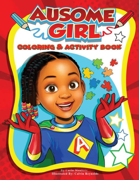 Ausome Girl Coloring & Activity Book - 9781953497482