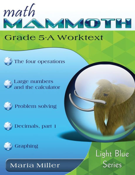 Math Mammoth Grade 5-A Worktext - 9781954358232