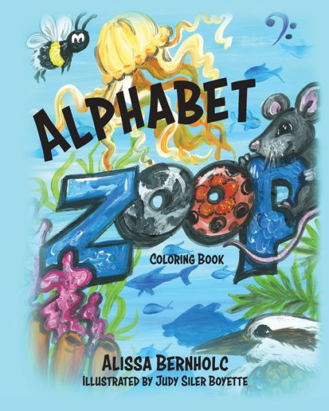 Alphabet Zoop Coloring Book: Zoological Poetry From A To Z