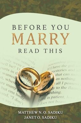 Before You Marry: Read This