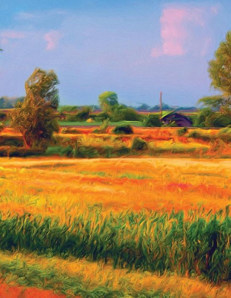 Across the Field Sketchbook: Sketch Pad Notebook (Old Country 150 Sketch)