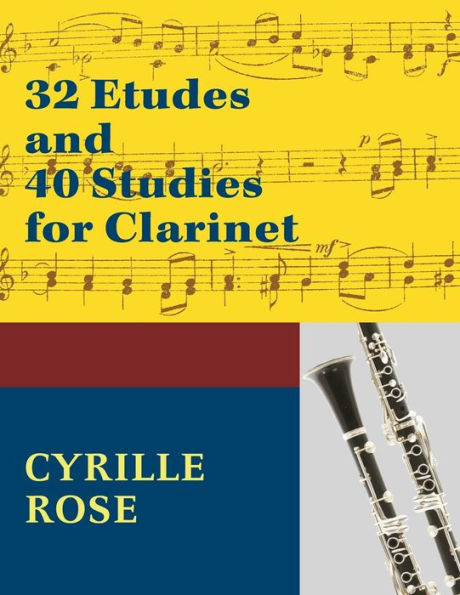 32 estudios y 40 estudios para clarinete: (partituras de música de cámara de Dover)
