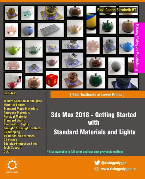 3ds Max 2018 - Getting Started with Standard Materials and Lights