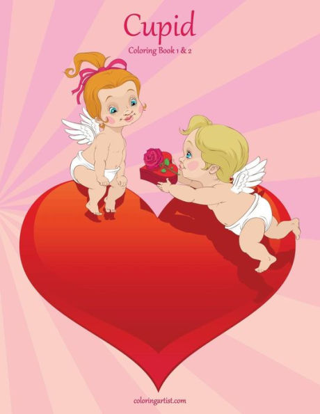 Cupid Coloring Book 1 & 2