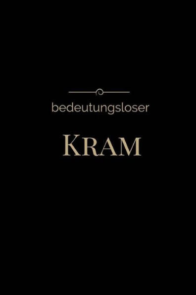 bedeutungsloser Kram (German Edition)