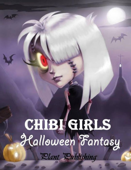 Chibi Girls : Halloween Fantary: An Adult Coloring Book with Horror Girls (New Cover)