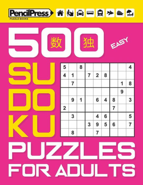 500 Sudokus fáciles para adultos (con respuestas)