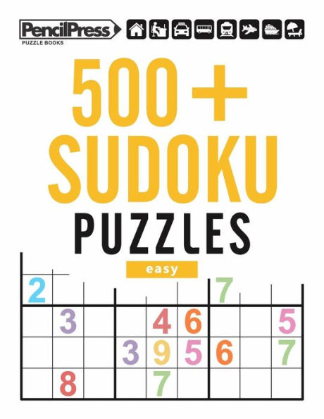 Más de 500 sudokus fáciles: libro de sudokus fáciles (con respuestas)