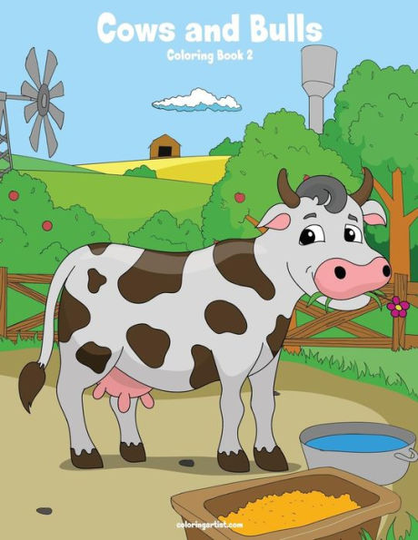 Cows and Bulls Coloring Book 2