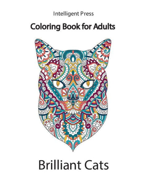 Gatos Brillantes: Libro para colorear para adultos (Animales Brillantes)